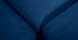 Carle 339 x 210 Köşe Sağ Kollu ve Puf - Kadife