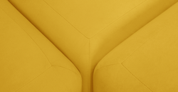 Carle 339 x 210 Köşe Sağ Kollu ve Puf - Kadife