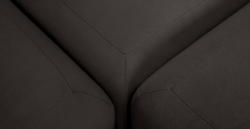 Carle 339 x 210 Köşe Sağ Kollu ve Puf - Kadife