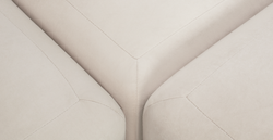 Carle 339 x 210 Köşe Sağ Kollu ve Puf - Kadife