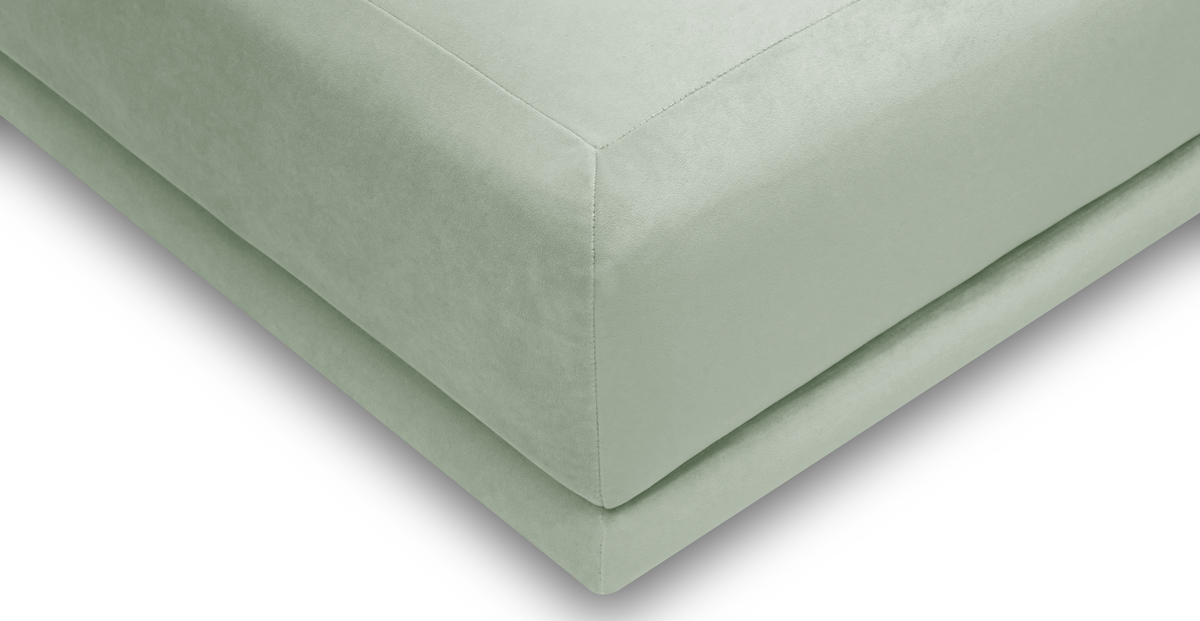 Carle 339 x 210 Köşe Sağ Kollu ve Puf - Kadife