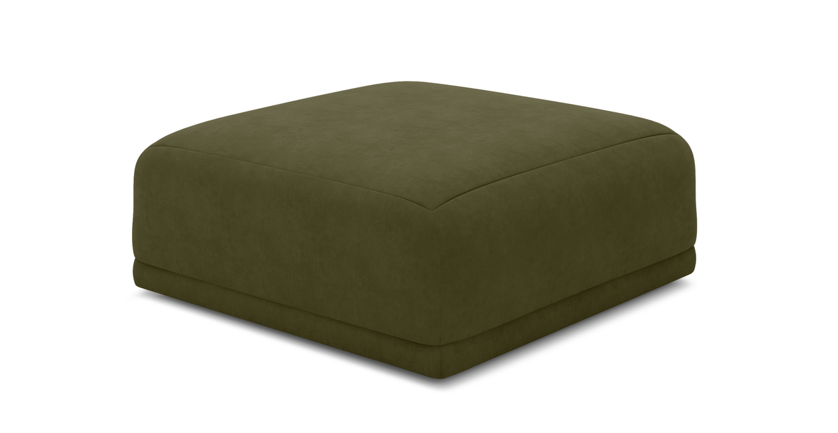 Carle Haki L Köşe Koltuk Takımı - Kadife