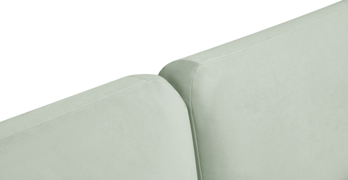 Carle 339 x 210 Köşe Sağ Kollu ve Puf - Kadife