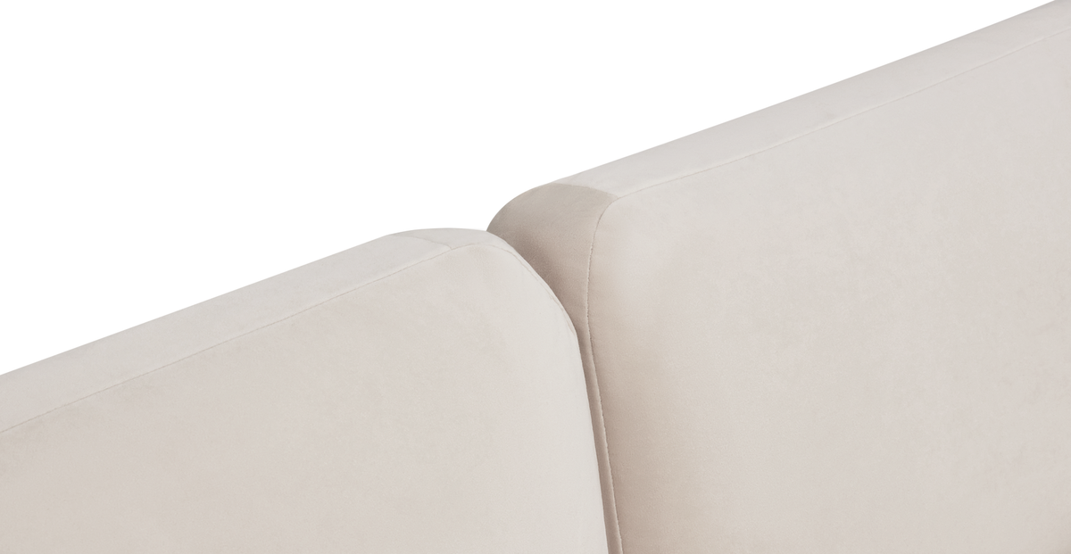 Carle 339 x 210 Köşe Sağ Kollu ve Puf - Kadife