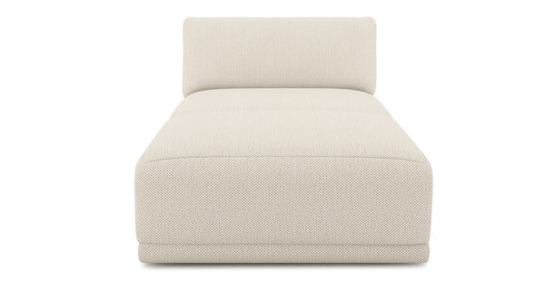 Carle Tekli Koltuk Kolsuz Ve Puf - Doğal Doku