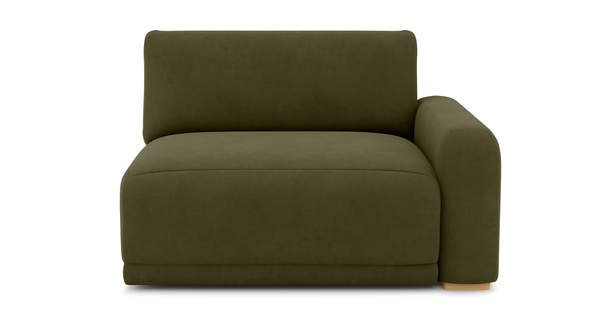 Carle Tekli Koltuk Sağ Kollu - Kadife