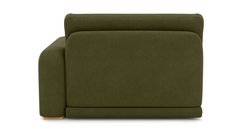 Carle Haki L Köşe Koltuk Takımı - Kadife