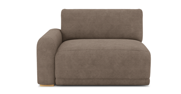 Carle Tekli Koltuk Sol Kollu - Fitilli Kadife