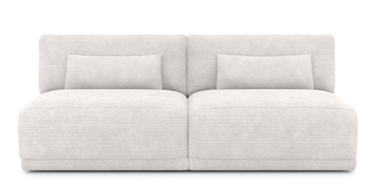 Carle Kemik L Köşe Koltuk Takımı - Fitilli Kadife