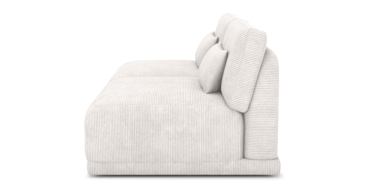 Carle Kemik L Köşe Koltuk Takımı - Fitilli Kadife