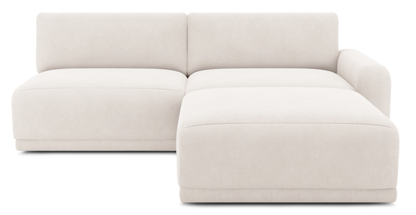 Carle Üçlü Koltuk Sağ Kollu Ve Puf - Kadife