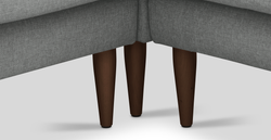 Klem 210 x 290 Köşe Ahşap Ayak - Keten