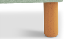 Modsy Bench Silindir Ahşap Ayak - Keten