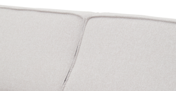 Klem Slim İkili Koltuk Silindir Ahşap Ayak - Keten