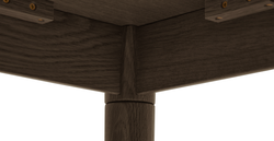 Lyno 97x160 Cm Sabit Yemek Masası Takımı (6Lı Roa) - Keten