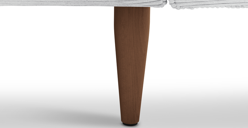Klem Slim 231 x 231 Köşe Ahşap Ayak - Fitilli Kadife