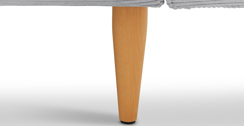 Klem Slim 231 x 231 Köşe Ahşap Ayak - Fitilli Kadife