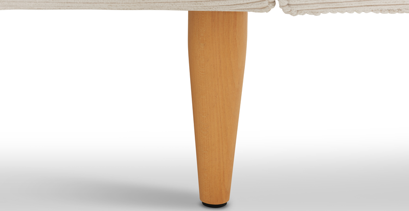 Klem Slim 231 x 231 Köşe Ahşap Ayak - Fitilli Kadife