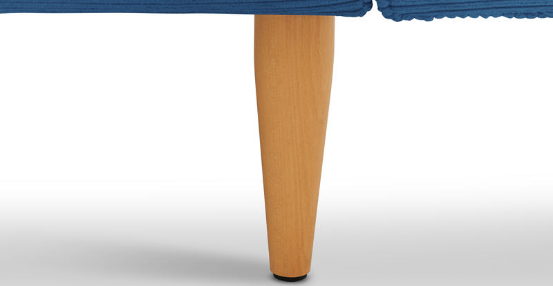 Klem Slim 231 x 231 Köşe Ahşap Ayak - Fitilli Kadife