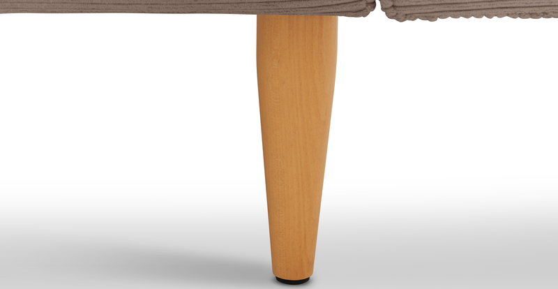 Klem Slim 231 x 231 Köşe Ahşap Ayak - Fitilli Kadife