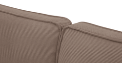 Klem Deniz Köpüğü Üçlü ve Sütlü Kahve Tekli Koltuk Takımı - Bukle & Fitilli Kadife