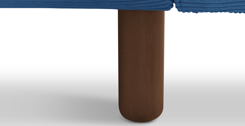 Klem Slim 231 x 231 Köşe Silindir Ahşap Ayak - Fitilli Kadife
