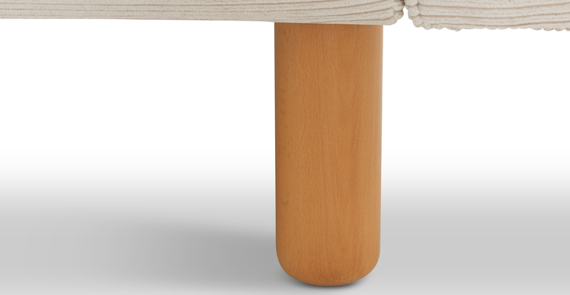 Klem Slim 231 x 231 Köşe Silindir Ahşap Ayak - Fitilli Kadife