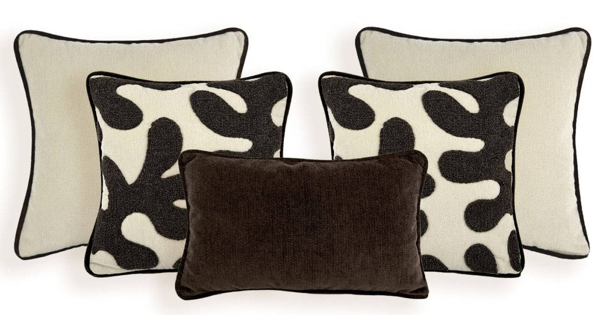 Fore Kahve Melanj 5Li̇ Punch Kırlent Takımı