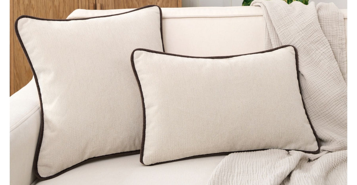 Kahve Melanj Base 2Li̇ Takım Kırlent