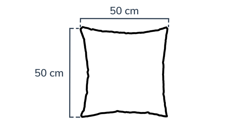 Baseline 50x50 Kare Fi̇ti̇lli̇ Kırlent