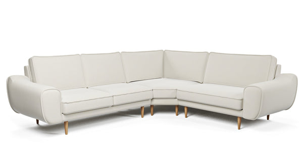 Klem 294 x 240 Geniş Köşe Ahşap Ayak - Doğal Doku