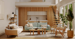 Klem Çağla Yeşili Vanilya 3-3-1-1 Koltuk Takımı - Kadife