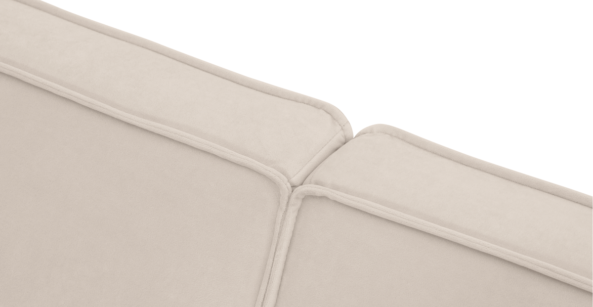 Klem Vanilya Üçlü ve Sisli Yeşil İkili Koltuk Takımı - Kadife & Fitilli Kadife