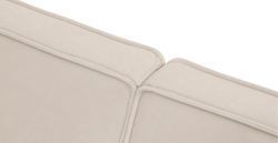 Klem Vanilya Üçlü ve Sisli Yeşil İkili Koltuk Takımı - Kadife & Fitilli Kadife