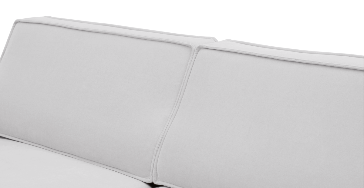 Klem Gri İkili ve Hardal Loveseat Koltuk Takımı - Kadife