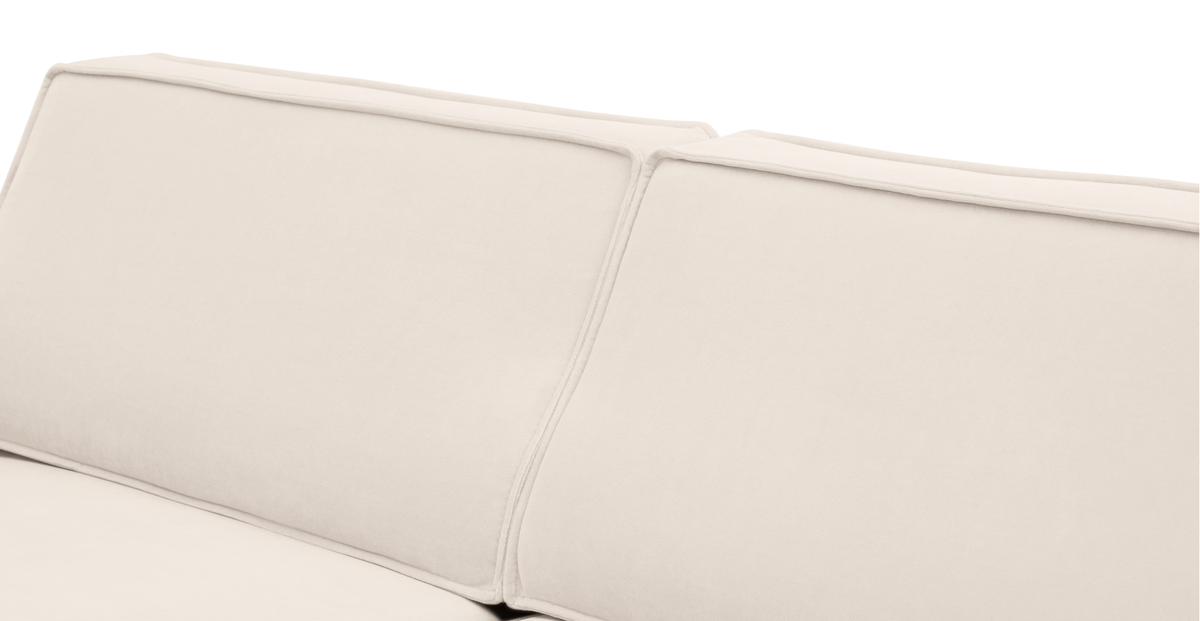 Klem Vanilya Üçlü ve Sisli Yeşil İkili Koltuk Takımı - Kadife & Fitilli Kadife