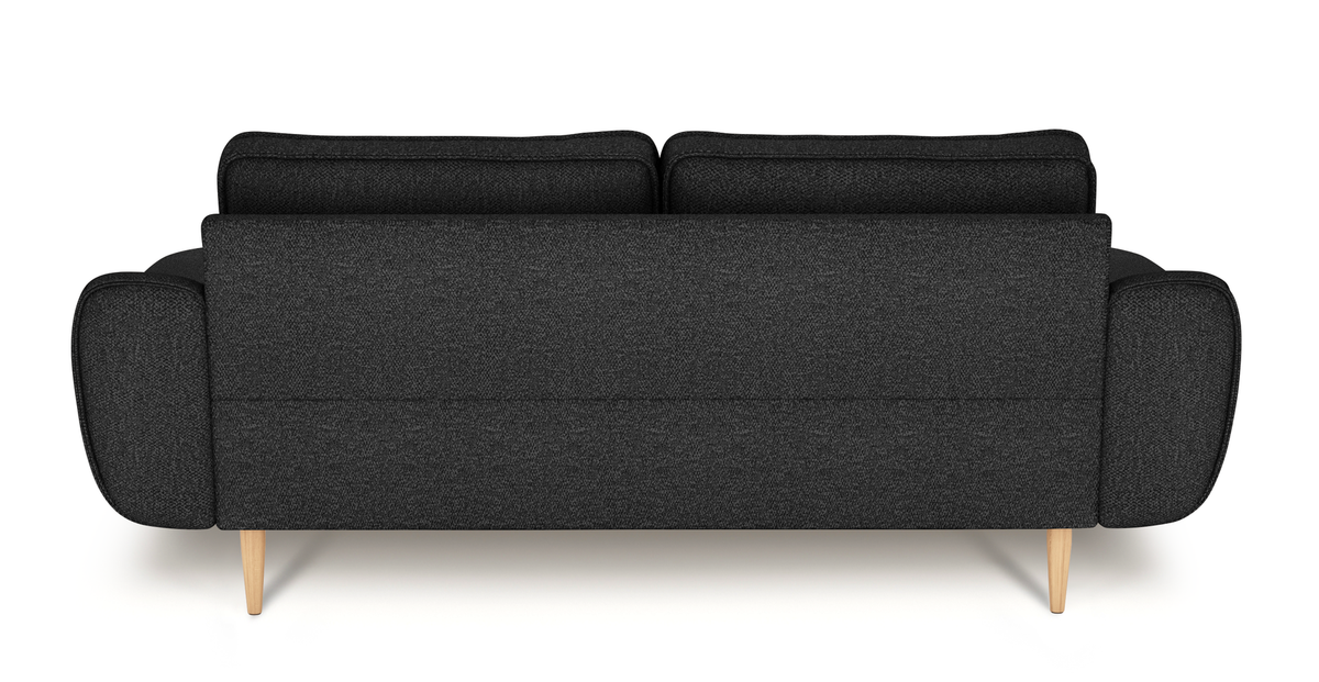 Klem İkili Koltuk Ahşap Ayak - Bukle