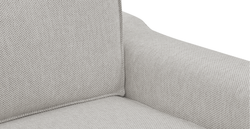 Klem Mermer Gri Köşe Koltuk ve Puf Takımı - Doğal Doku