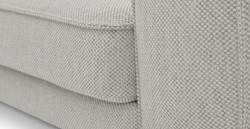 Klem Mermer Gri Köşe Koltuk ve Puf Takımı - Doğal Doku