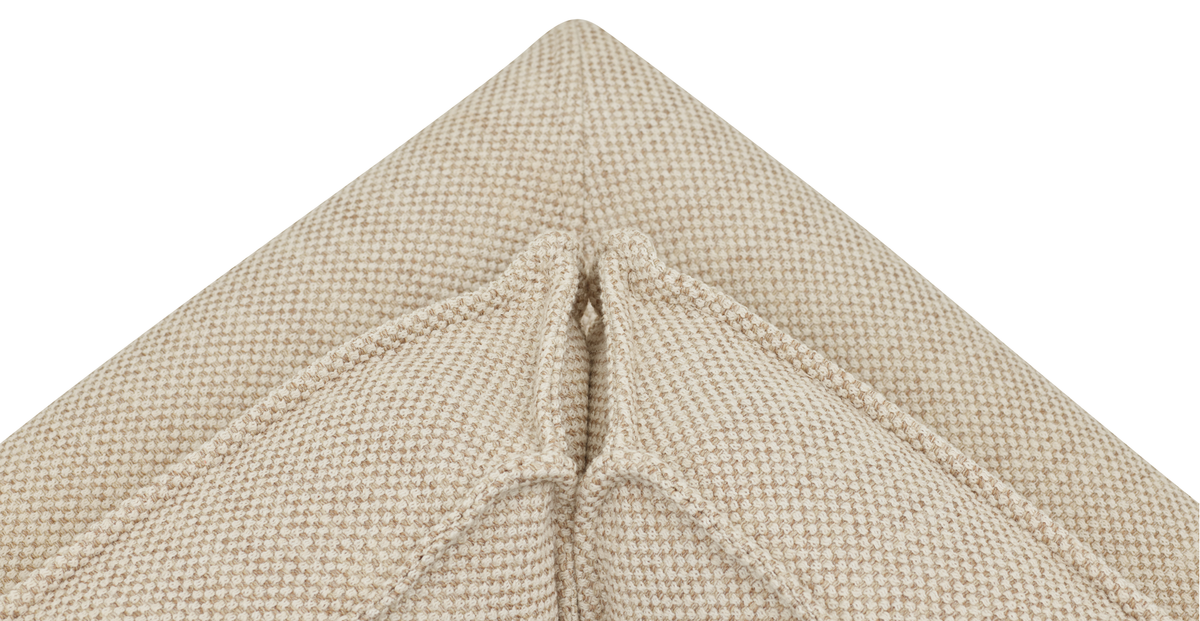 Klem Fildişi 346 x 210 Köşe ve Berjer Koltuk Takımı - Doğal Doku