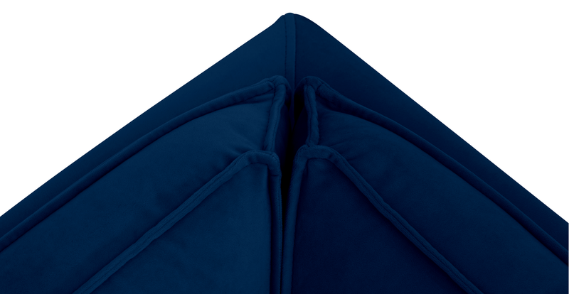 Klem Slim 303 x 303 Köşe Ahşap Ayak - Kadife