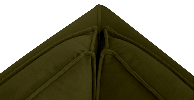 Klem Slim 203 x 203 Köşe Ahşap Ayak - Kadife