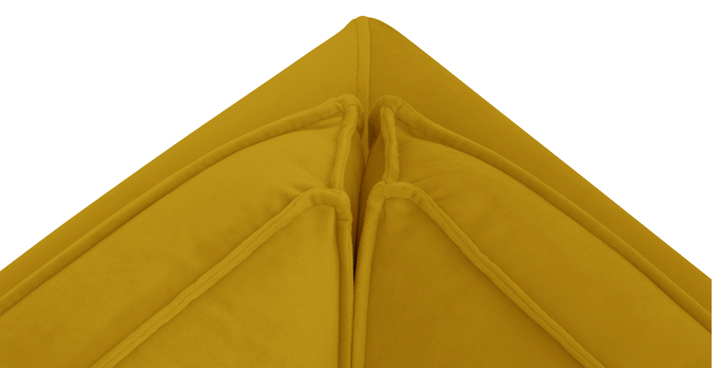 Klem Slim 203 x 203 Köşe Ahşap Ayak - Kadife