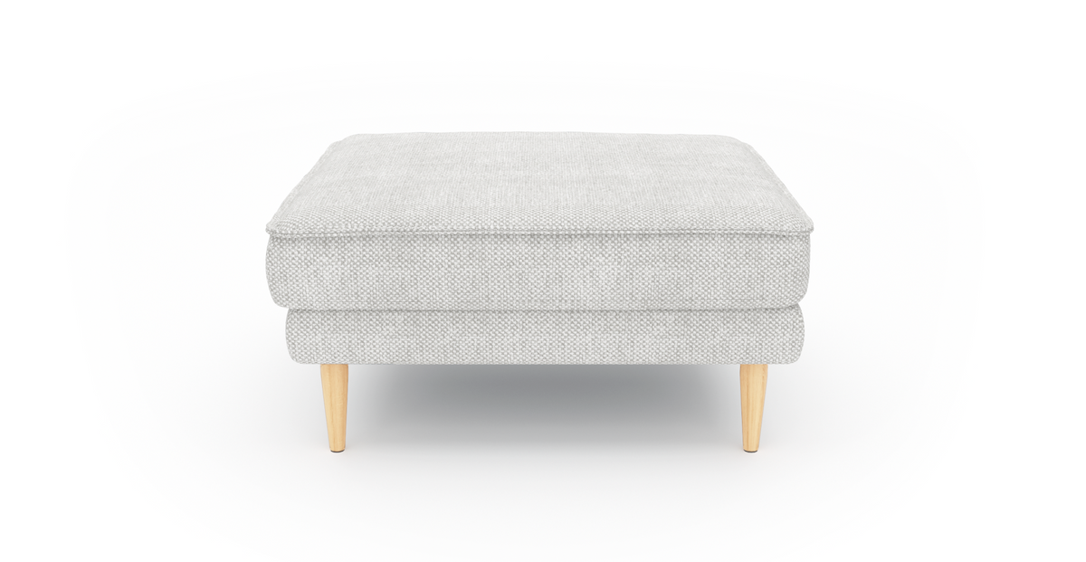 Klem Mermer Gri Köşe Koltuk ve Puf Takımı - Doğal Doku