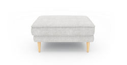 Klem Mermer Gri Köşe Koltuk ve Puf Takımı - Doğal Doku