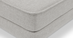 Klem Mermer Gri Köşe Koltuk ve Puf Takımı - Doğal Doku