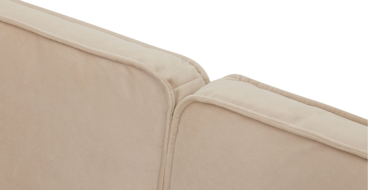 Klem Ekru 3-1-1 Koltuk Takımı - Kadife