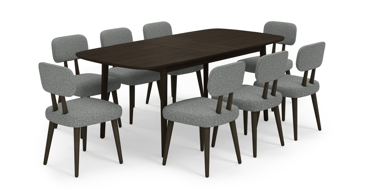 Lyno 97x160 Cm Açılır Yemek Masası Takımı (8Li Roa) - Keten