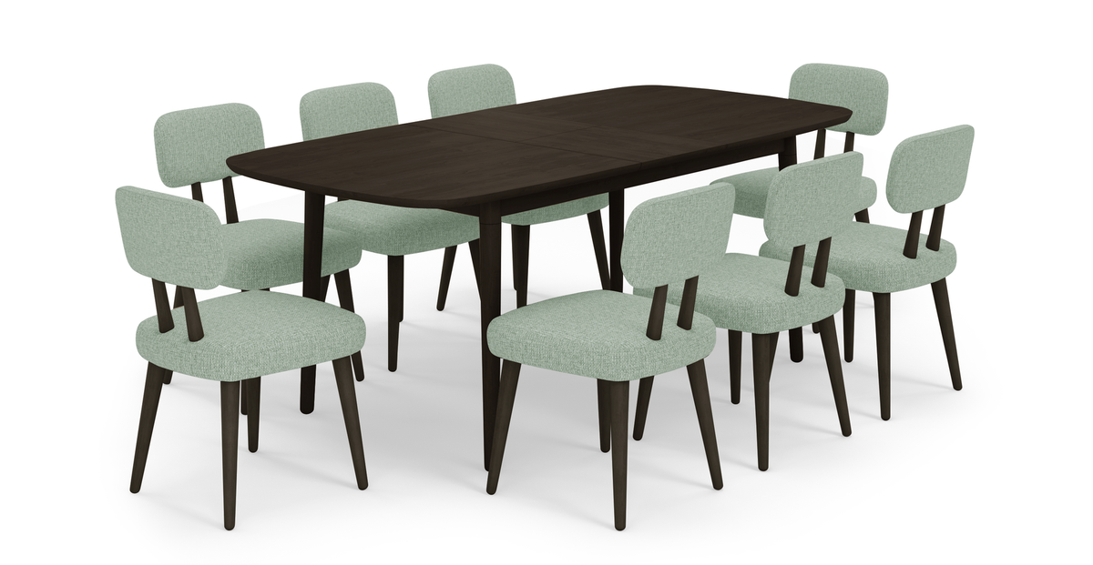 Lyno 97x160 Cm Açılır Yemek Masası Takımı (8Li Roa) - Keten