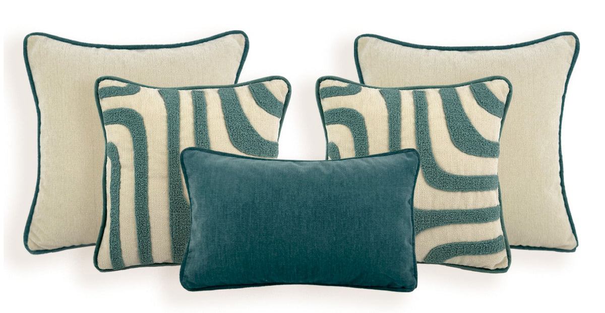 Maze Azur 5Li̇ Punch Kırlent Takımı